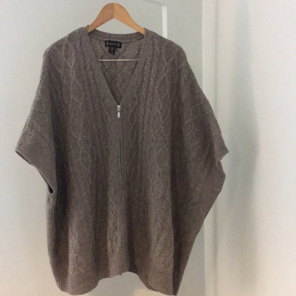Nanette Lapore Wool Dolman Tunic Sweater